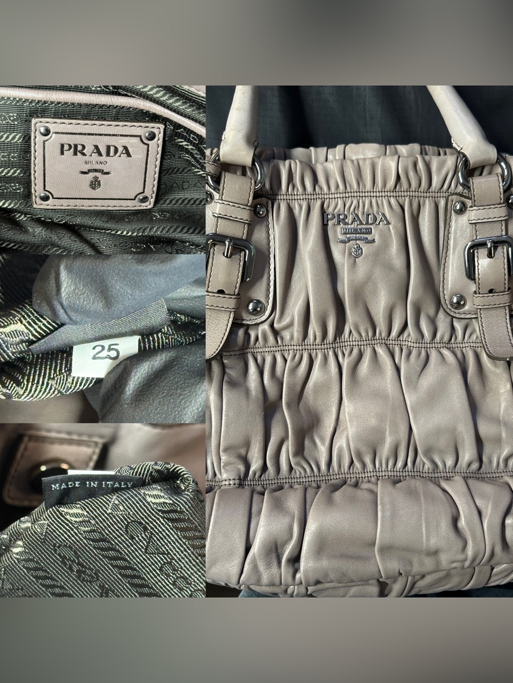 Prada Nappa Gaufre Satchel - Picture 10 of 10